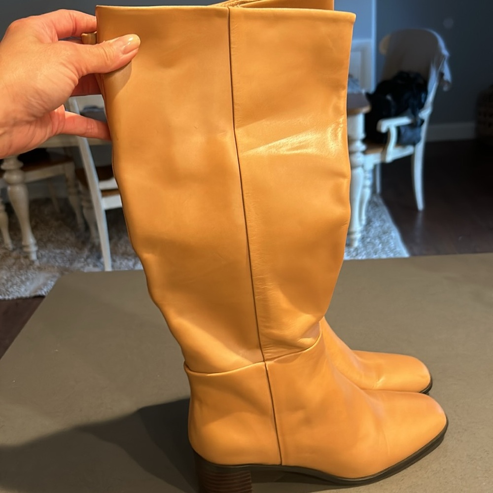 Madewell caramel colored below knee boots - Picture 4 of 9